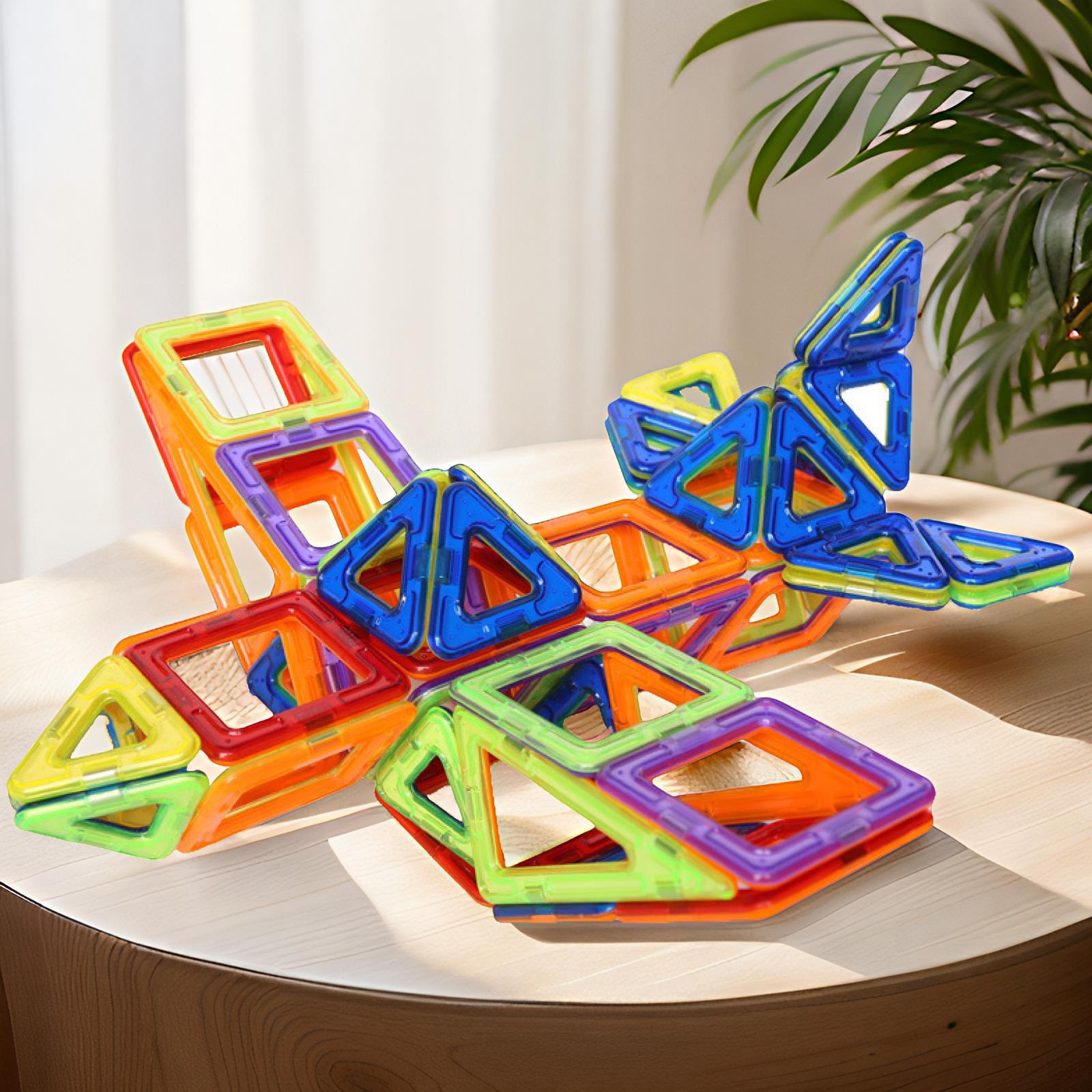 Children's Ever-Changing Magnetic Stick Building Blocks Educational Toys Wholesale Stalls in Stock Wholesale Customized Cross-Border Magnetic Pieces Loose Pieces