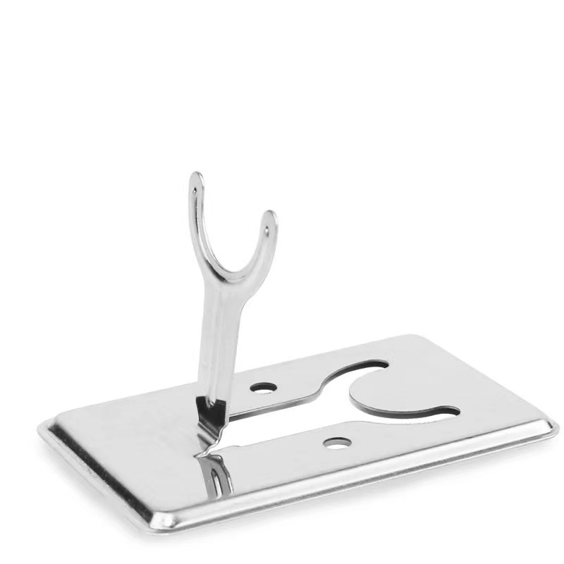 Y-Shaped Soldering Iron Stand Simple Stand Soldering Iron Countertop Fixed Stand Soldering Stainless Steel Shelf All-Metal Soldering Iron Stand