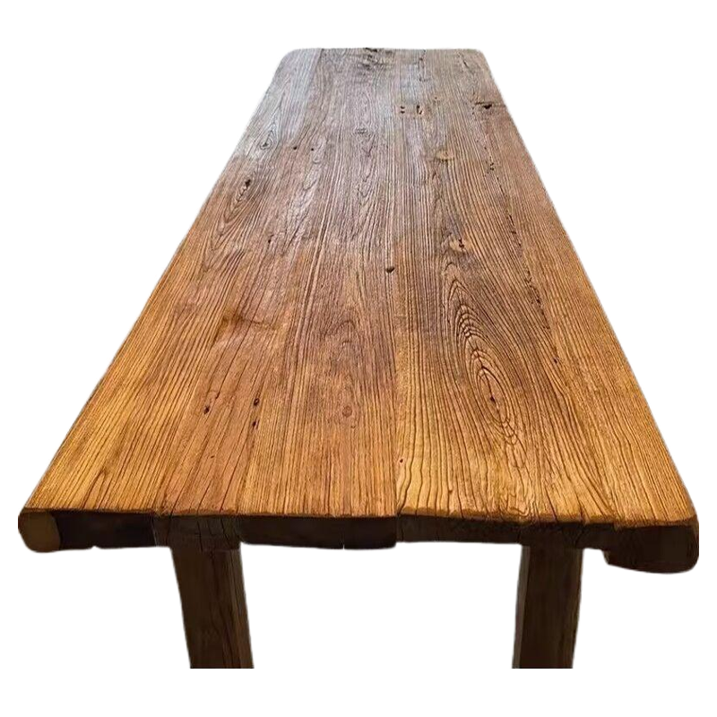 Old Elm Door Panel Table, Retro Nostalgic Bar Table, Old Wooden Board, Log Table, Weathered Board Tea Table, Tea Table, Folk Table