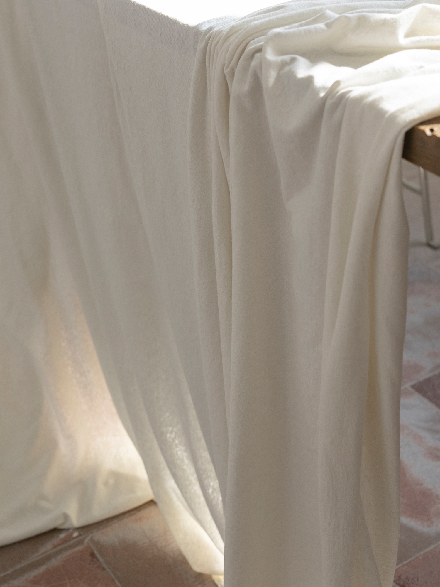 Thinger White Hemp Thin Knit 55% Hemp 45% Organic Cotton with Cotton Seed Designer Fabric