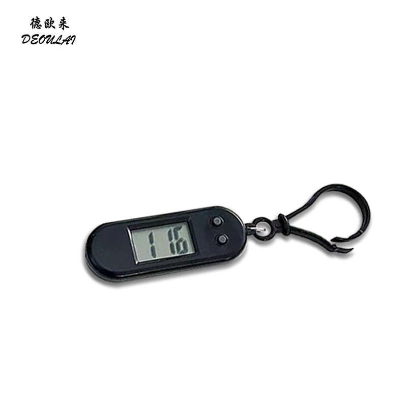 Deoulai Clock Mini Keychain Hanging Watch Student Time Management Examination Learning Mute Electronic Clock 552