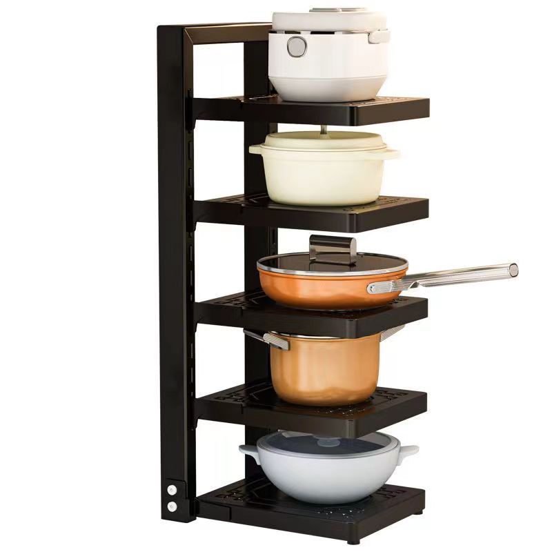 Kitchen Storage Rack Pot Rack New Multi-layer Adjustable Drop Sink Cabinet Interior Corner Narrow Storage Shelf