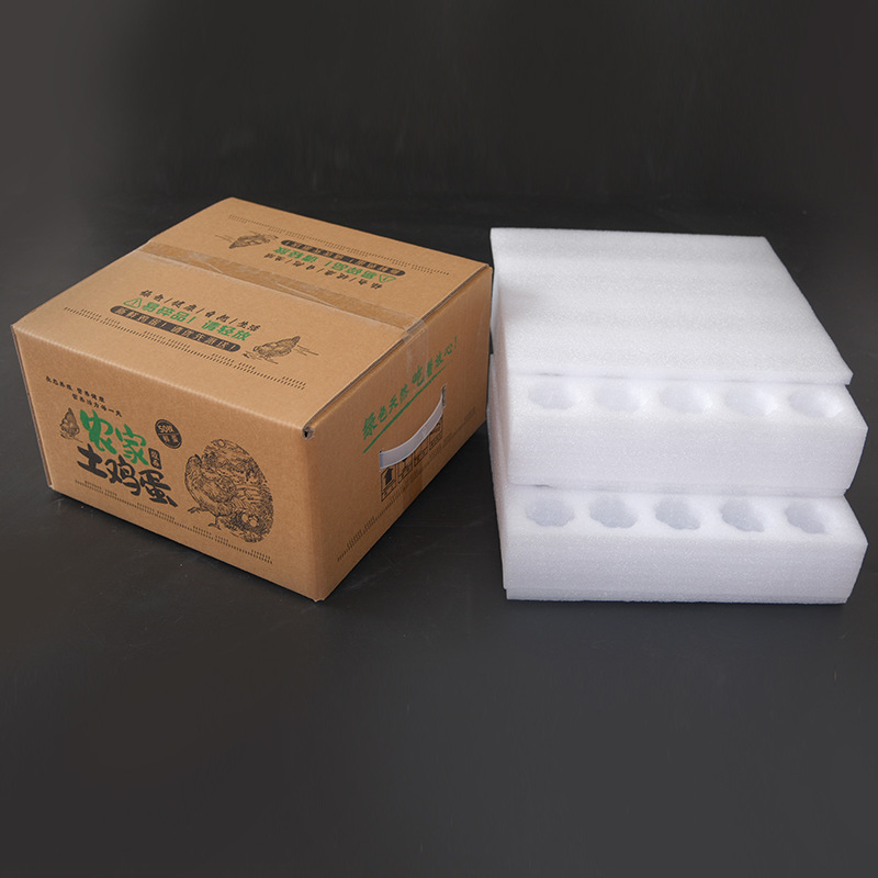 Manufacturer Egg Tray Anti-Fall Shock-Absorbing Pearl Cotton Epe Egg Tray Egg Tray Carton Egg Packaging Box Spot Wholesale
