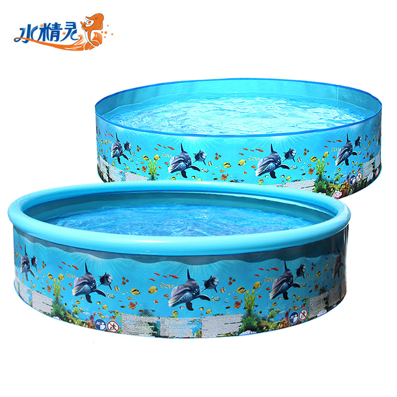 Amazon Cross-Border Large Outdoor Inflatable Swimming Pool Round Foldable Home Pool Children's Paddling Pool Wholesale