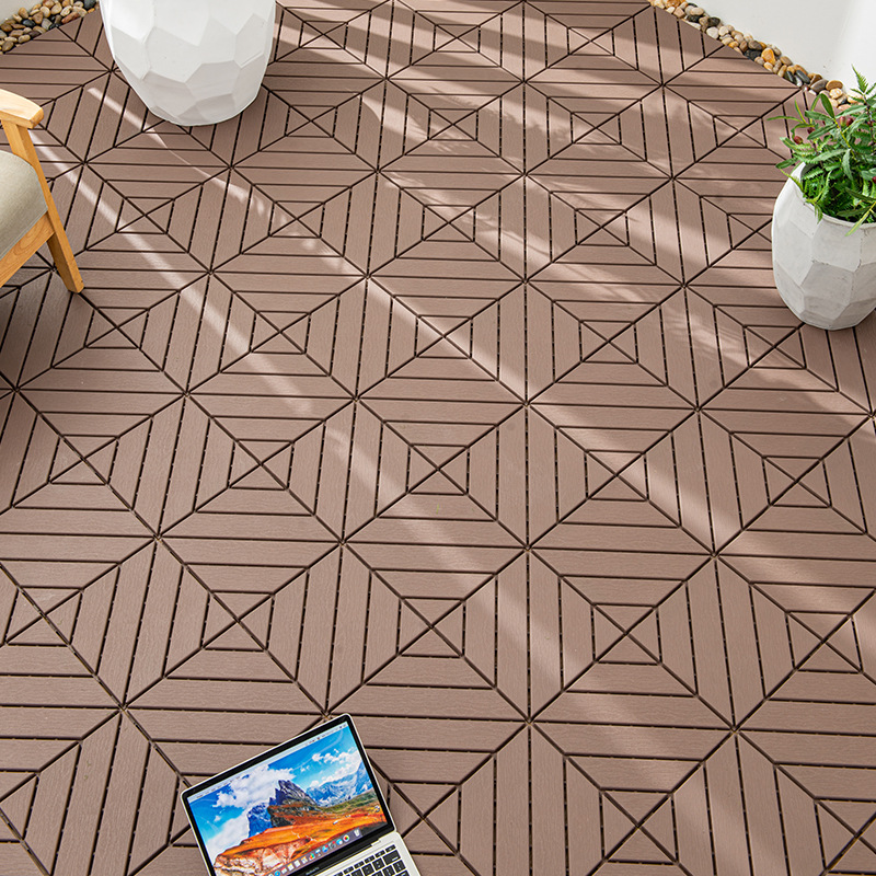 Пластиковый собранный пол самосборный балкон террасы пластиковый пол имитация древесины пластиковый пол оптом