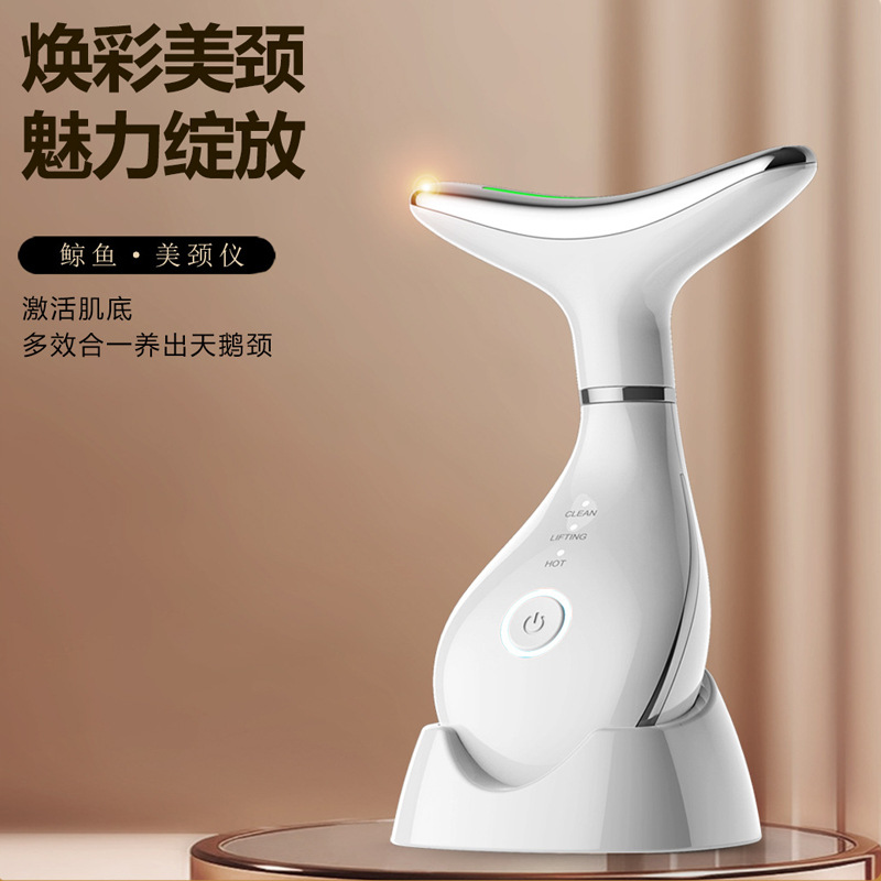 Кросс-бодийный новый инструмент для красоты шеи, массажер с микротоком