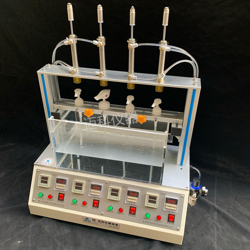 Hand sanitizer pump head pressing life testing machine shampoo shower gel PP pump head extrusion durability fatigue tester