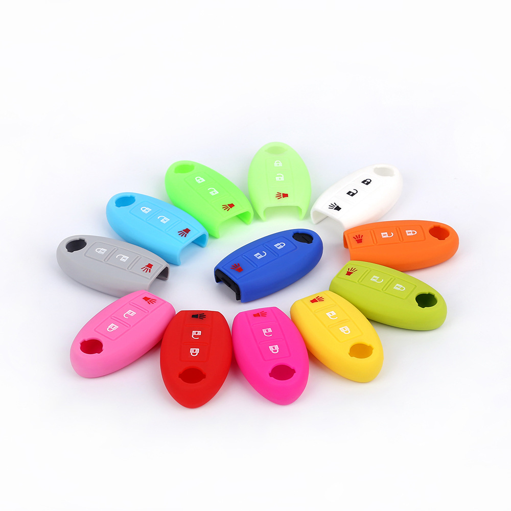 Suitable for Nissan car key case Xuanyi key case silicone key case in stock wholesale car key case