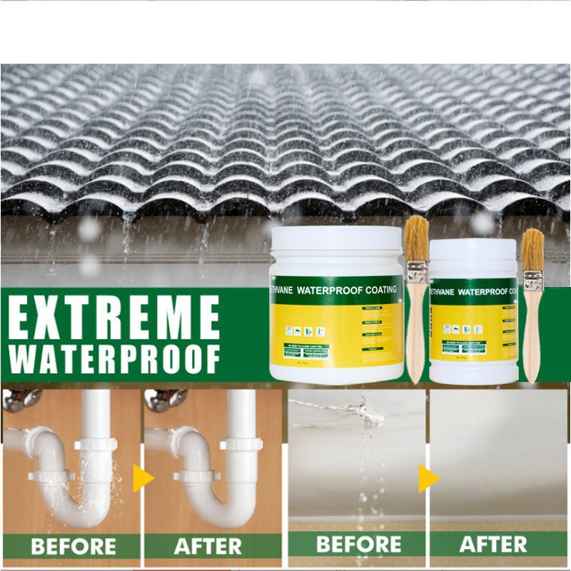 [Special for Leak Repair] Transparent Waterproof Glue, No Need to Smash Bricks, Paint Leak Repair King, Roof Leakage, Cracks and Water Seepage in Bathroom