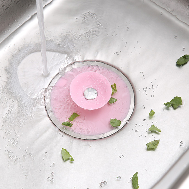 Odor-proof floor drain cover drain outlet plug sink plug sink plug sewer filter screen Press floor drain