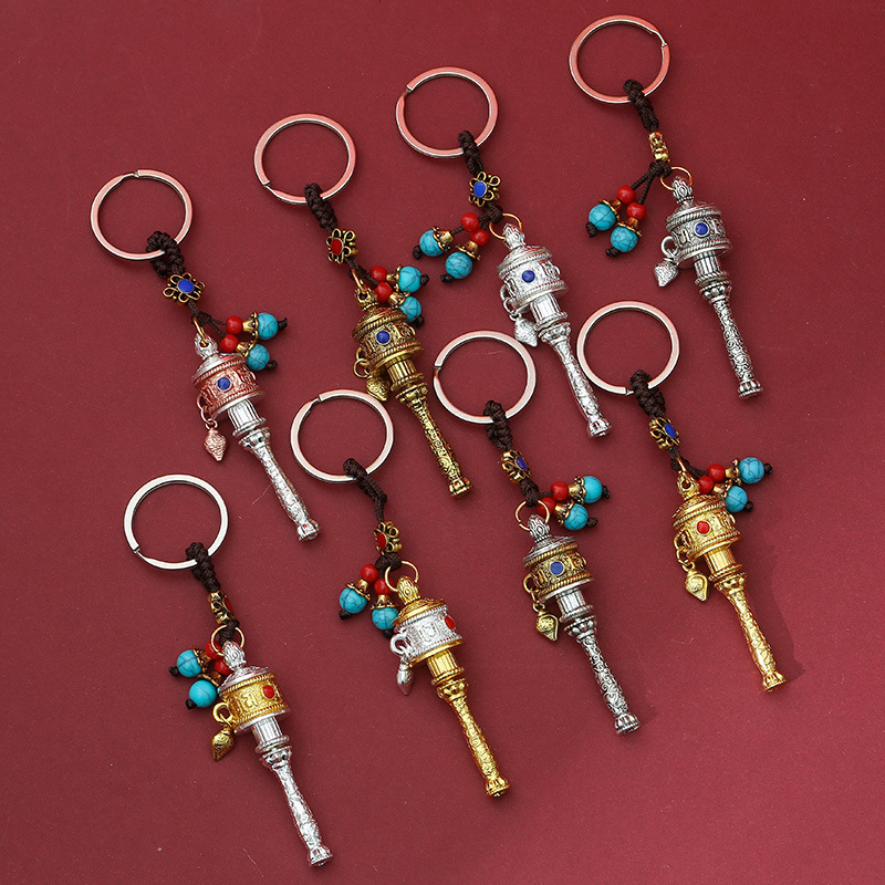 Кулон с молитвенным колесом Xizang из сплава, этнический стиль, оптовая продажа