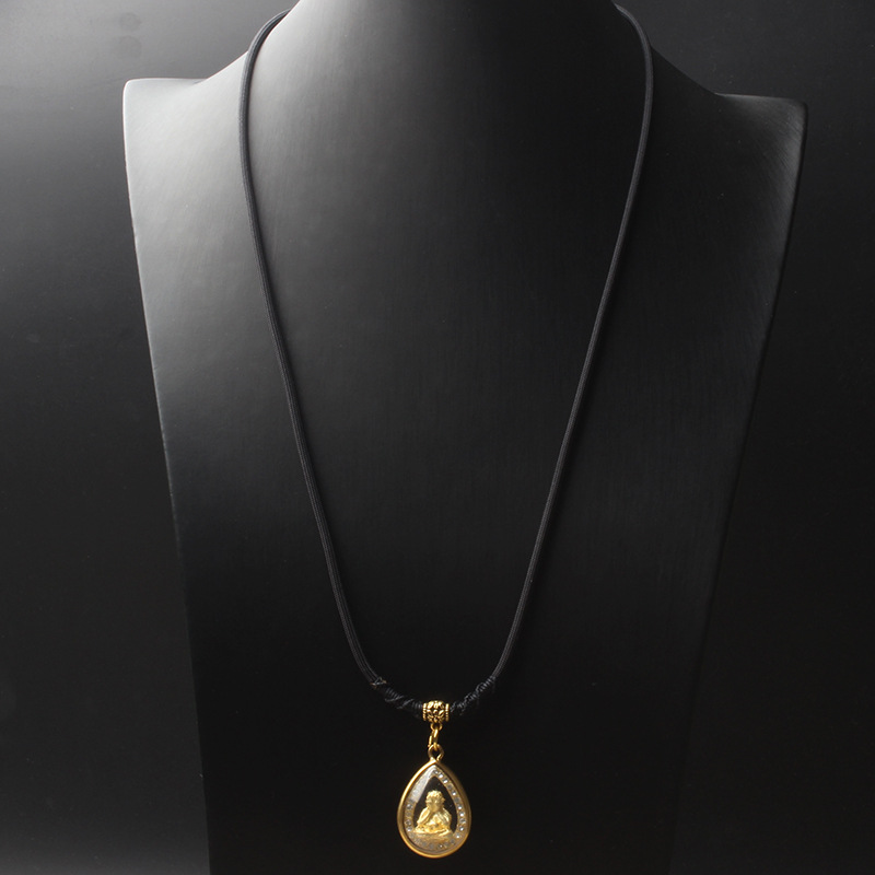 New Thai Buddha Amulet Chain, Hand-Woven Buddha Amulet Rope