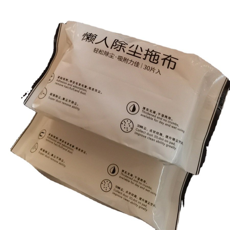 30-piece disposable Chinese simple electrostatic floor dust collection paper dust removal sticky mop replacement paper manufacturer batch