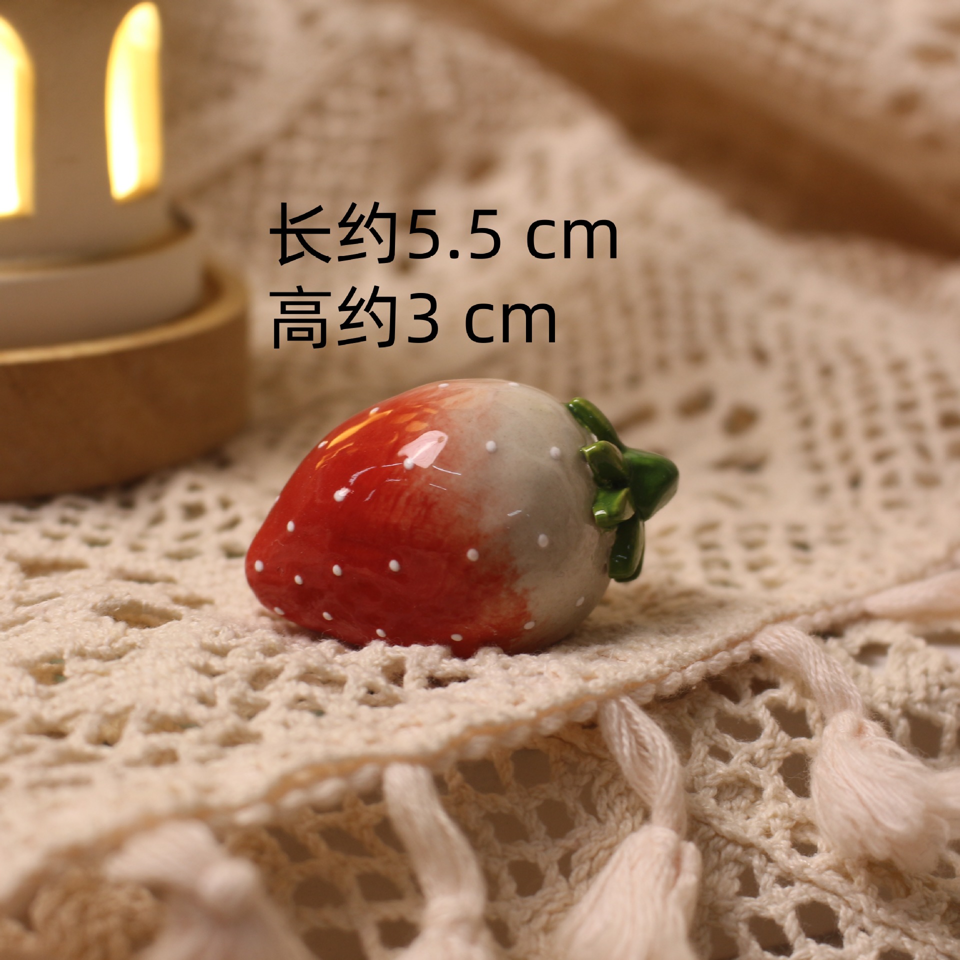 Fruit Artificial Ceramics Jingdezhen High Temperature Ceramics Hand-Painted Ornaments Night Market Stall Desktop Ornaments Tea Pet Wholesale