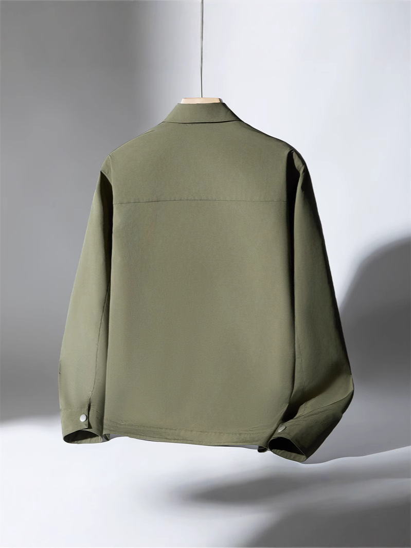 Jacket Men's 2025 New Spring and Autumn plus size Loose Jacket Fashion Brand Laps Business Casual Sports Men's Top