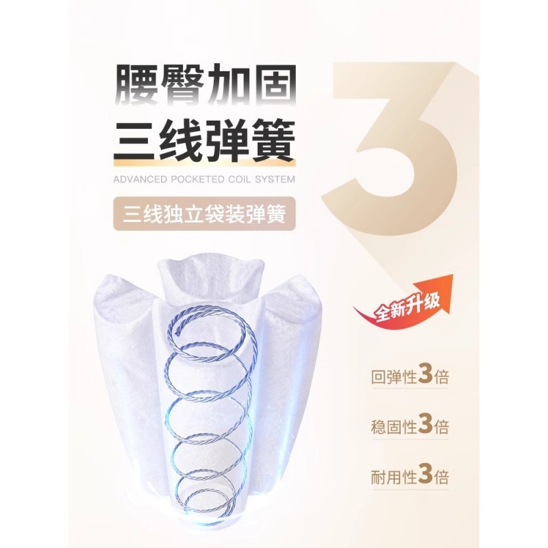 Hilton Five Star Hotel Latex Mattress Super Soft Simmons Independent Spring 30CM Cushion Thickened 2 m