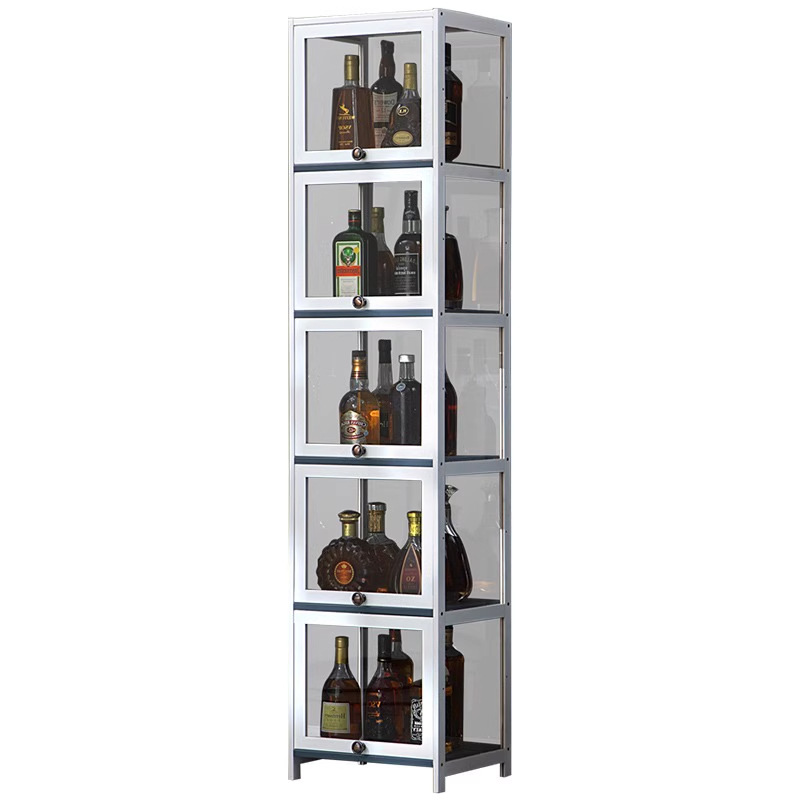 Living Room Wine Cabinet Wall Storage Cabinet Display High-End Integrated Cabinet Red Wine Display Cabinet Small Display Cabinet Home Wall