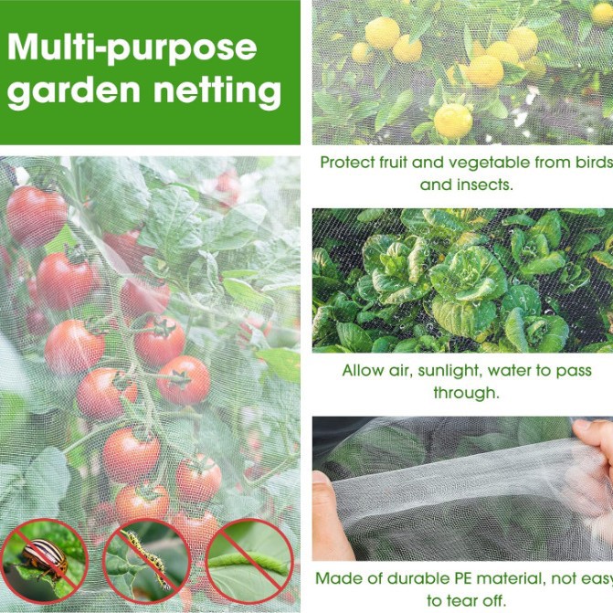 DIY Insect-Proof Net, Encrypted Mesh to Protect Vegetables from Pests, Plant Crop Protection Net, Fine Mesh Net