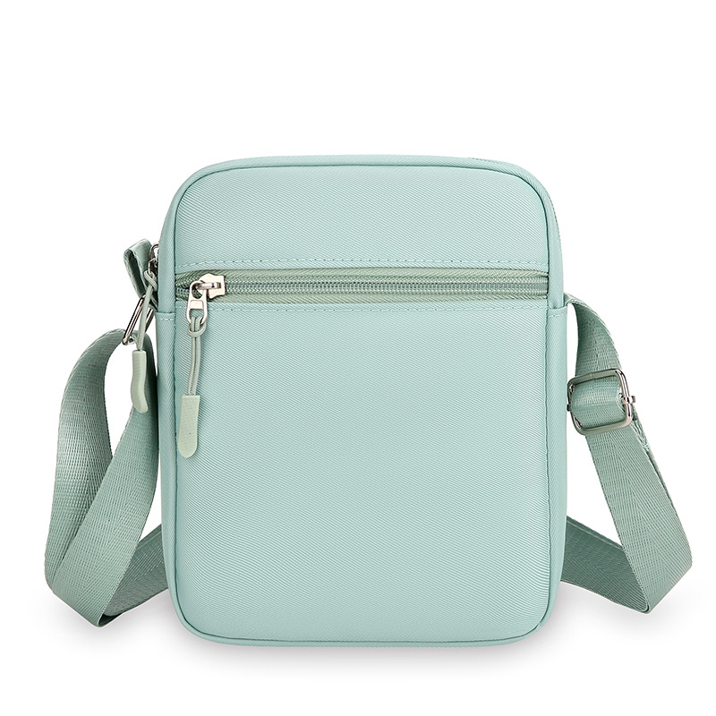 New Crossbody Bag Women's Mini Small Bag Mobile Phone Bag Oxford Cloth Shoulder Bag Multi-Layer Simple Small Bag Fashionable Women's Bag