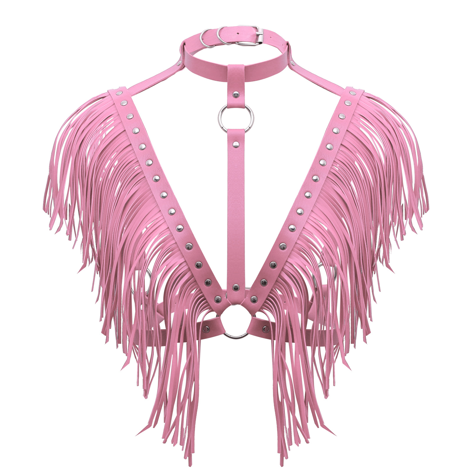 European and American Cross-border New Sexy Strap Belt Belt Belt Belt Leather Tassel Belt Fashion Trend Bound Waist Chain