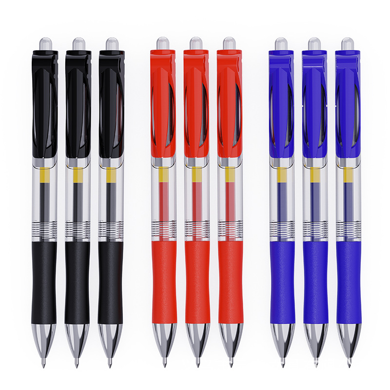 K35 Press Gel Pen for Students Black Carbon Signature Press Ball Press 0.5 High-end Office Water Pen