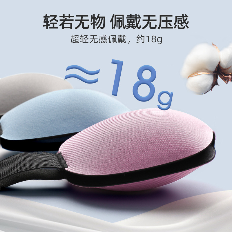 Eye Mask to Block Light for Sleeping, Female 3D Stereo Eye Mask to Relieve Eye Fatigue, Sleeping Male Earplug Set, Aromatic Element