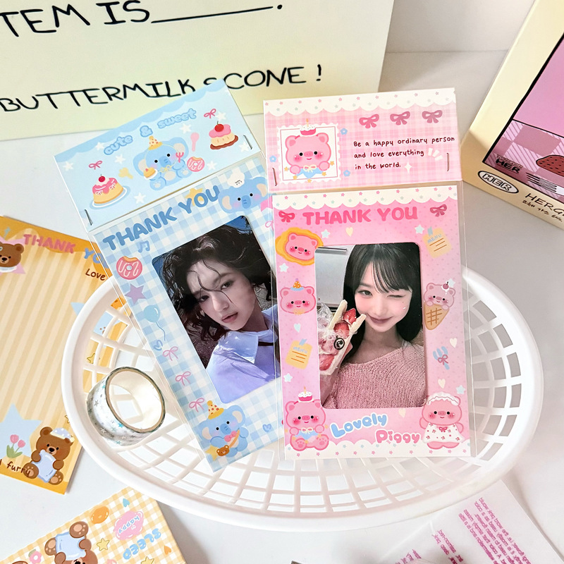 Cute puppy card head back card suit cartoon capybara greeting card packaging material cute gift packaging card