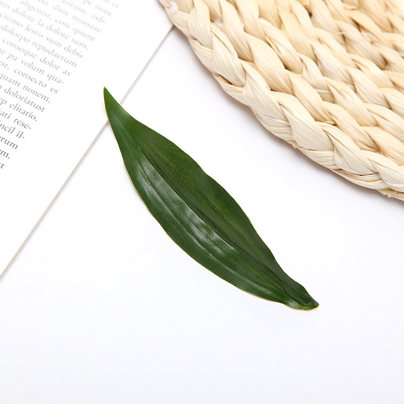 Restaurant Hotel display simulation green lily leaf accessories green landscape simulation flannel lily leaf