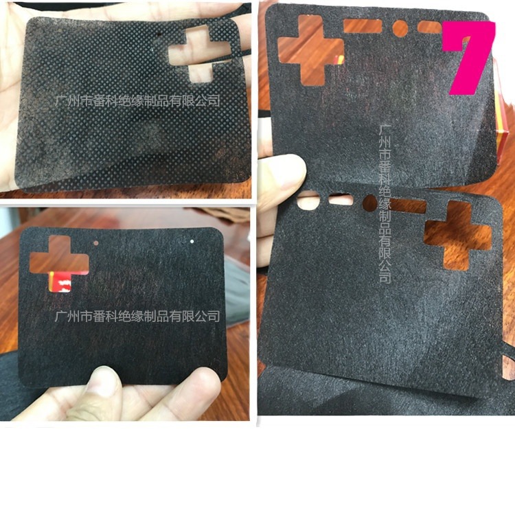 Black Audio Non-Woven Fabric Gasket Speaker Breathable Non-Woven Fabric Jeans Riveting Pad DIY Round Clothing Felt Pad