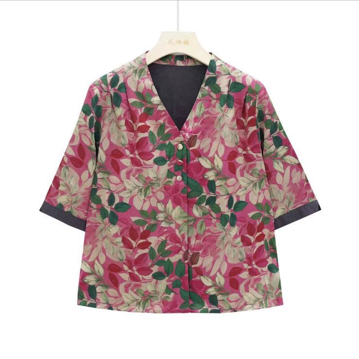 New artificial silk flower double-sided printing dress top coat scarf digital printing