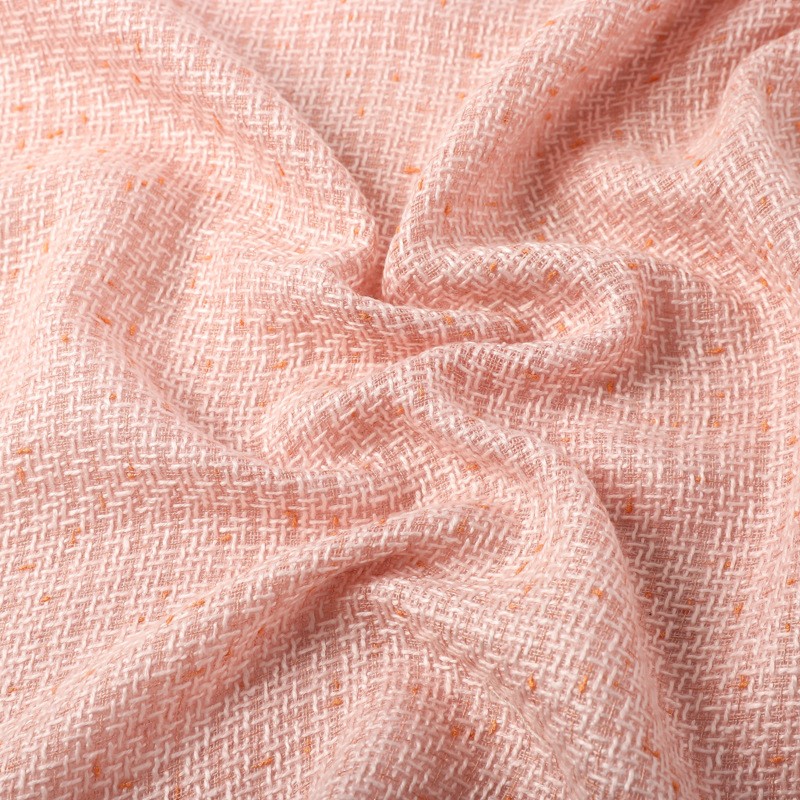 In-Stock Plain Fresh and Delicate Fabric, Coarse Wool Blend Fabric, Blended Coat Suit Women's Material