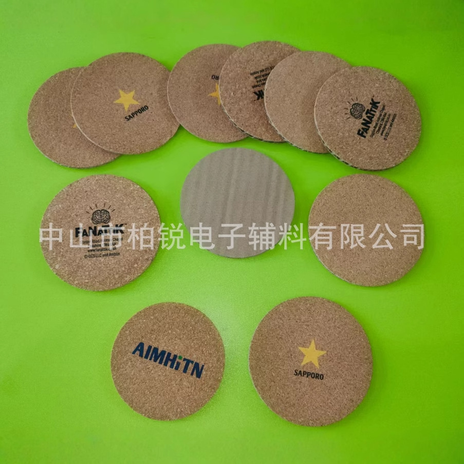 Cork Coaster Placemat Custom Bar Coffee Retro Picture Insulation Pad DIY Printed Logo Whiskey Corrugated Paper