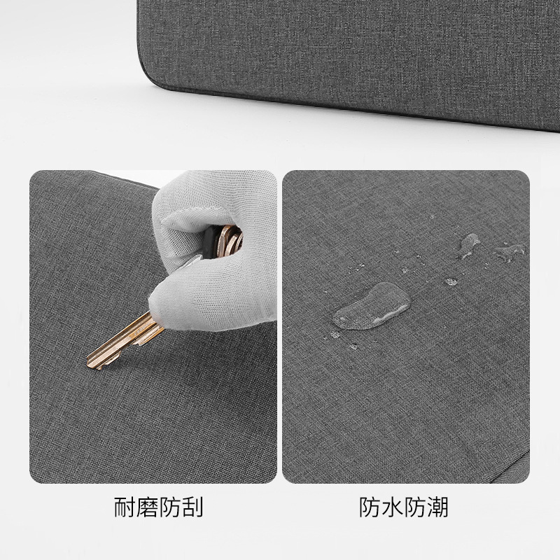 Spot Wholesale Dropshipping 13 Oxford Cloth Velvet Thickeneded Notebook Two-Way Zipper 15inch Computer Sleeve Bag