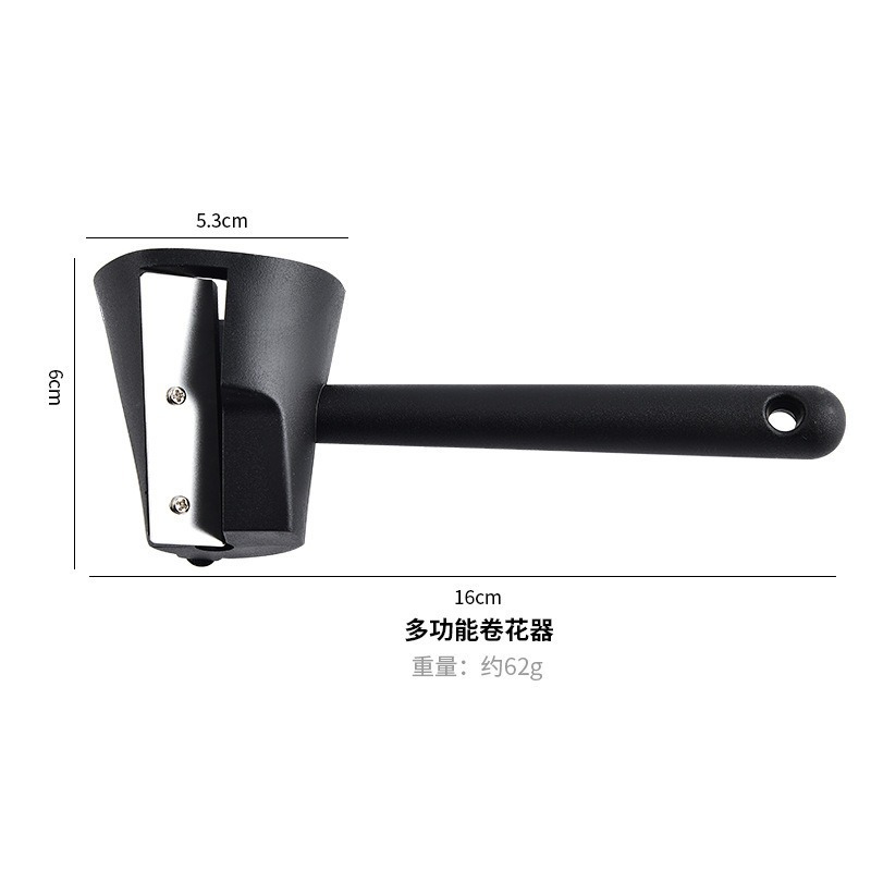 Spot Multifunctional Flower Roller Stainless Steel Spiral Slicing Salad Flower Roller Fruit and Vegetable Carrot Cucumber Shredder