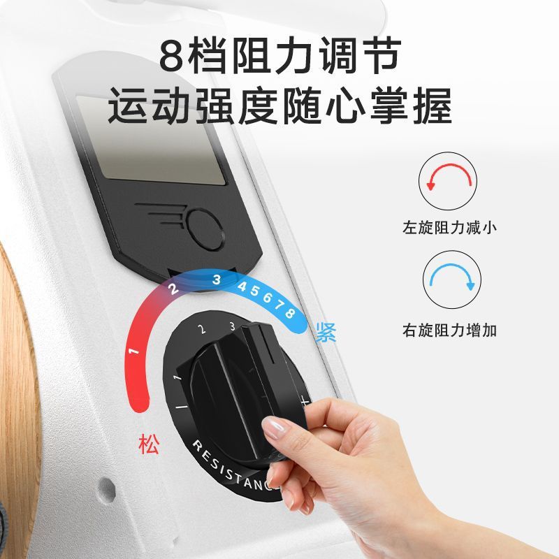 Factory wholesale intelligent folding rowing machine gym home rowing machine silent water resistance rowing machine foreign trade optimization