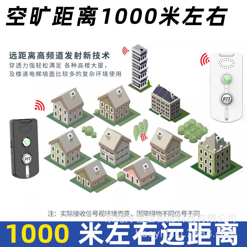 Cross-Border Supply Wireless Pager for the Elderly Emergency Button Home Call Bell Children Emergency Walkie-Talkie Wholesale