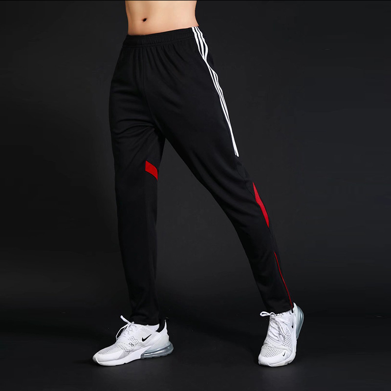 Running Pants, Men's Casual Pants, Quick-Drying Pants, Training Pants, Side Three-Bar Sports Pants, Football Basketball Pants
