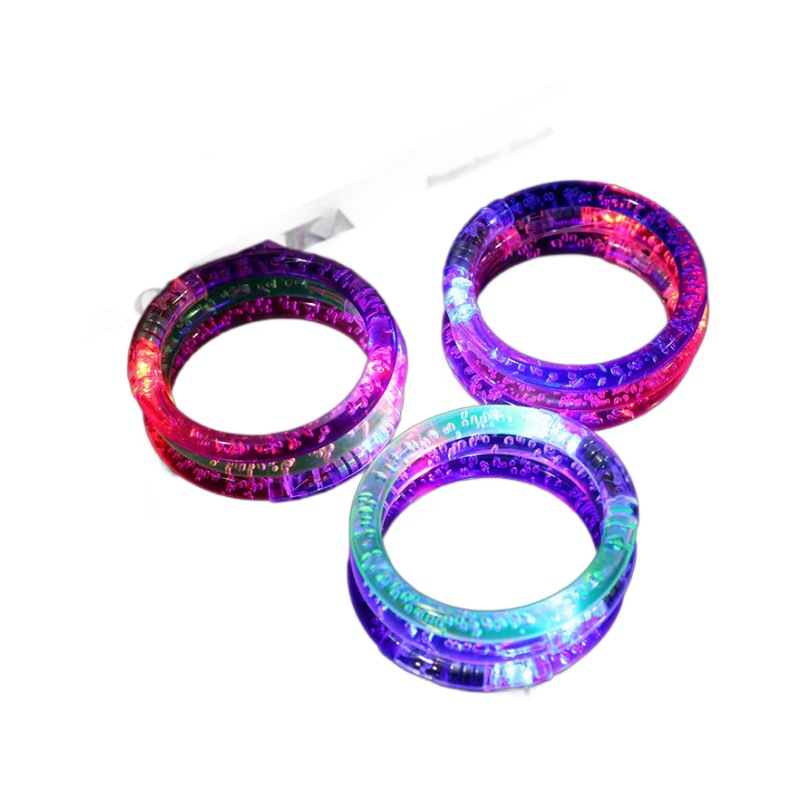 New Flash Luminous Bracelet Acrylic Luminous Bracelet Fluorescent Stick Party Ktv Venue Atmosphere Props