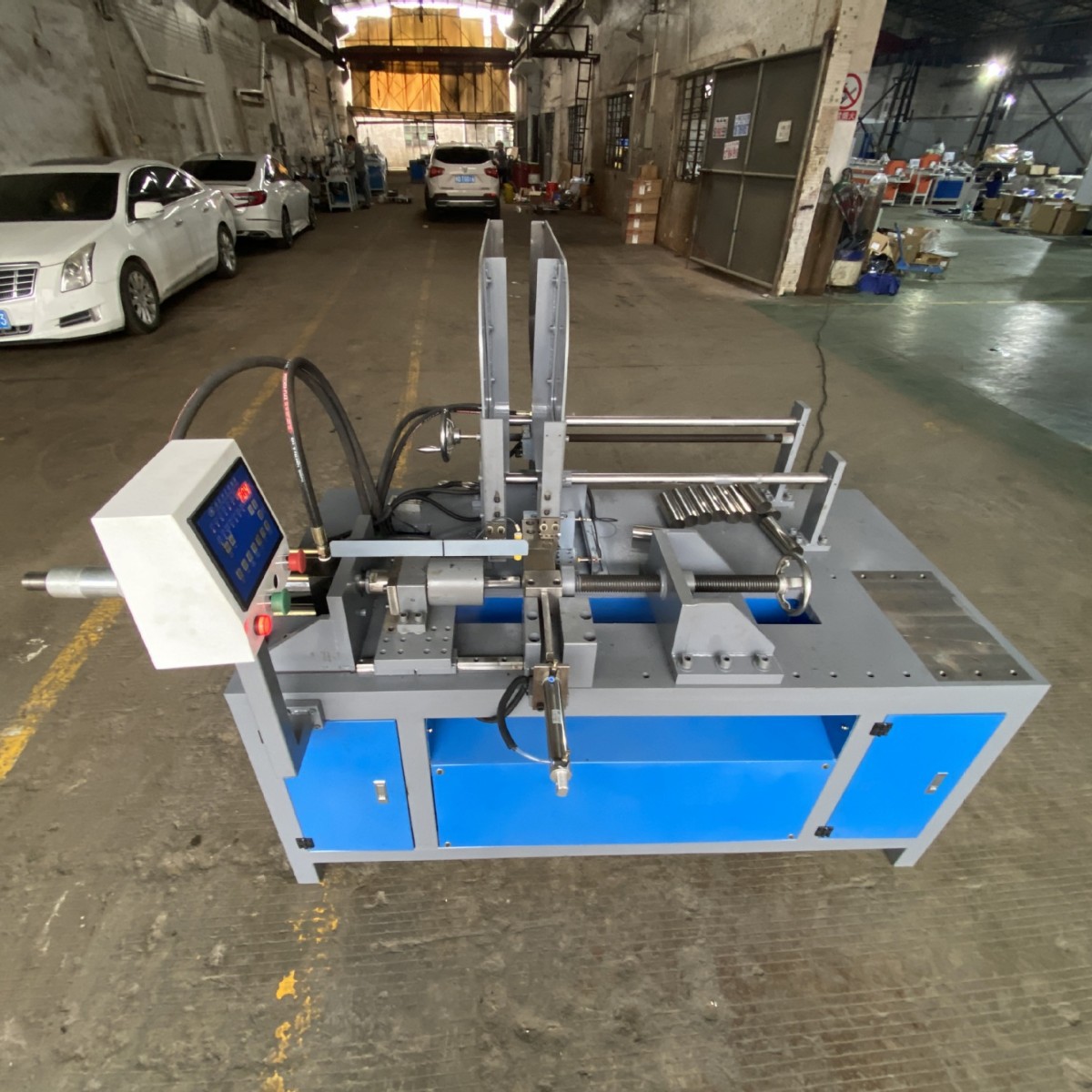 Automatic Hydraulic Pipe Shrink Machine Multi-station Hydraulic Pipe Shrink Machine Automatic Copper Pipe Aluminum Pipe Iron Pipe End Forming Machine