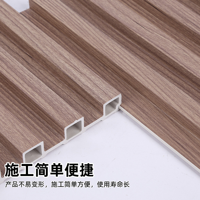 150 Bamboo Wood Fiber Wpc Grille Panels, Ecological Wood Wall Panels, Background Wall Pvc Panels, Wall Protection, Ceiling Soundproofing and Sound Absorption