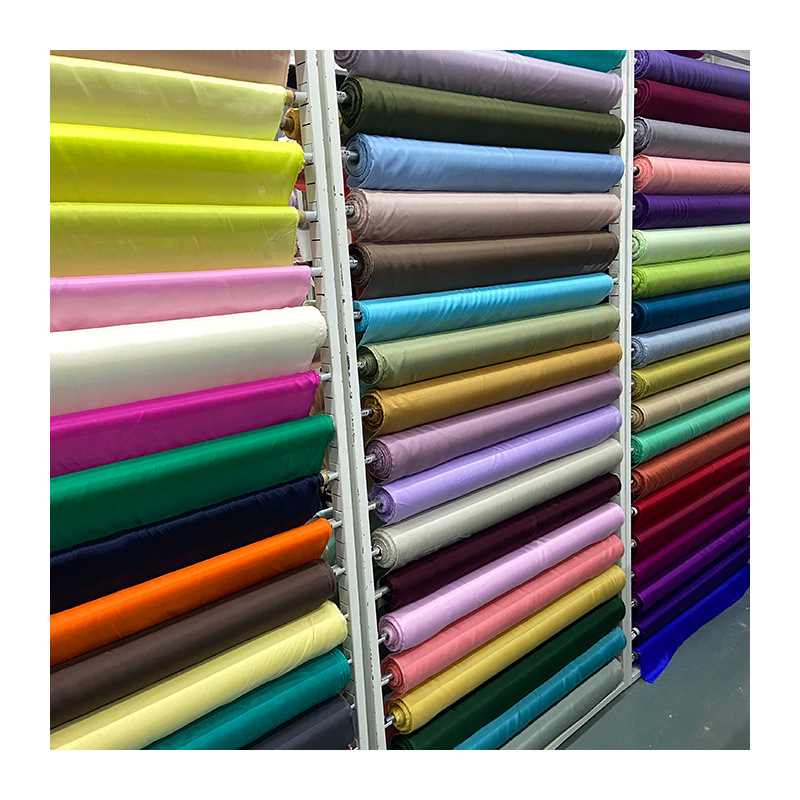 Solid Color 8mm Silk Power-woven Fabric Mulberry Silk Power-spun Fabric Cheongsam Skirt Lining Han Dynasty Fabric