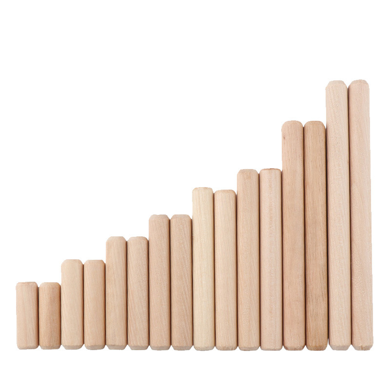 Wholesale m6m8 Wood Tenon furniture connector wood tip cabinet wood plate hole plug splicing positioning wood stopper Bolt wedge