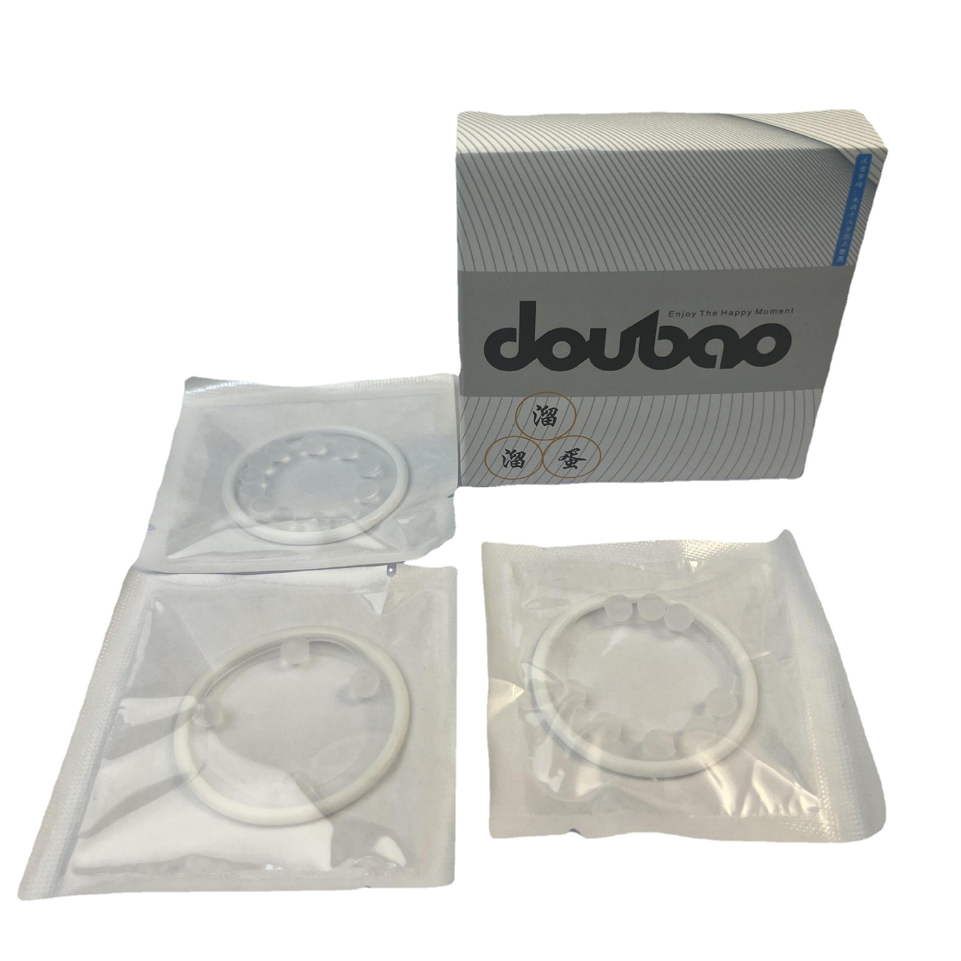 Bead-in delay plug-in adult sex toys husband and wife sex tools men's orgasm crystal lock ring sheep eye circle