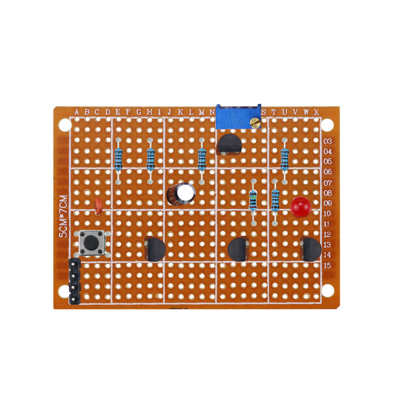 Universal board hole board novice circuit board welding exercise kit beginner student electronic DIY making components