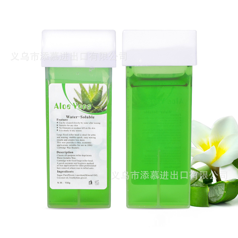 Полоски воска для удаления волос, картридж, теплый воск, водорастворимый, пчелиный воск, ручной воск, очищение тела, 150г, сахарный воск