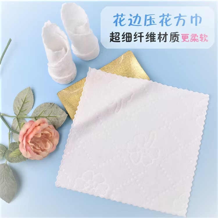 Hotel Towels, Kindergarten Small Square Towels, White Square Towels, Lace Handkerchiefs, Hotel Restaurant Napkins, Cleaning Towels Wholesale