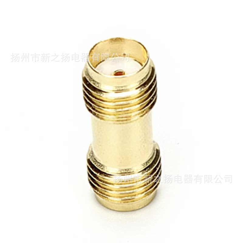 Factory Direct Supply Sma-Kk Sma Female to Sma Female Straight-Through Connector with External Thread on Both Ends and Internal Hole