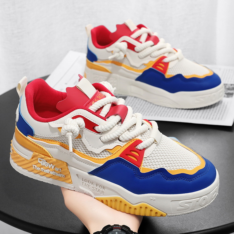 2025 plus size Cross-border Foreign Trade Special New Men's Shoes Four Seasons Fashion Joker Soft Bottom White Shoes