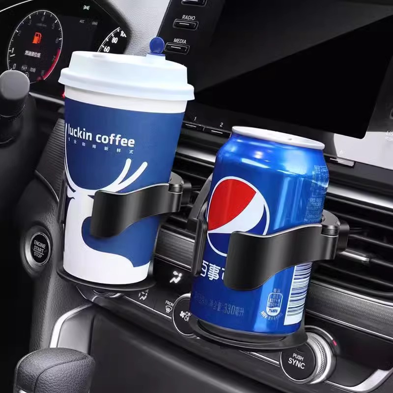 Car-Mounted Water Cup Holder for Milk Tea, Cup Holder, Tea Drink Holder, Car-Style Air Conditioning Outlet Ashtray Holder