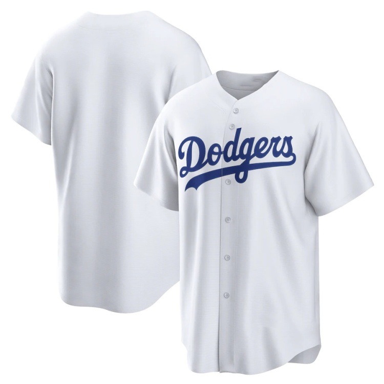 Dodge 17 # White Men's Long-sleeved Baseball Rugby Fan Embroider 50 # 5 # Colourland Jersey